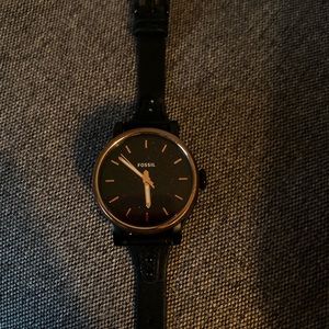 Fossil Sparkly Black Georgia Watch